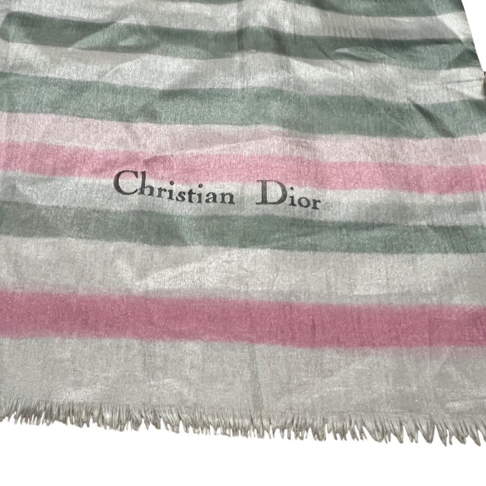 Vintage Christian Dior 100% Silk Scarf - Picture 2 of 5